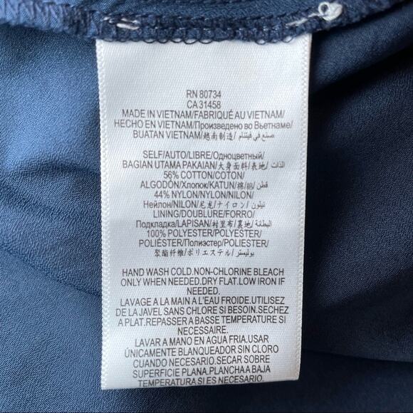 BCBG GENERATION BOHO LACE FIT FLARE PARTY SUMMER DRESS BLUE XS 0 - Picture 4 of 6